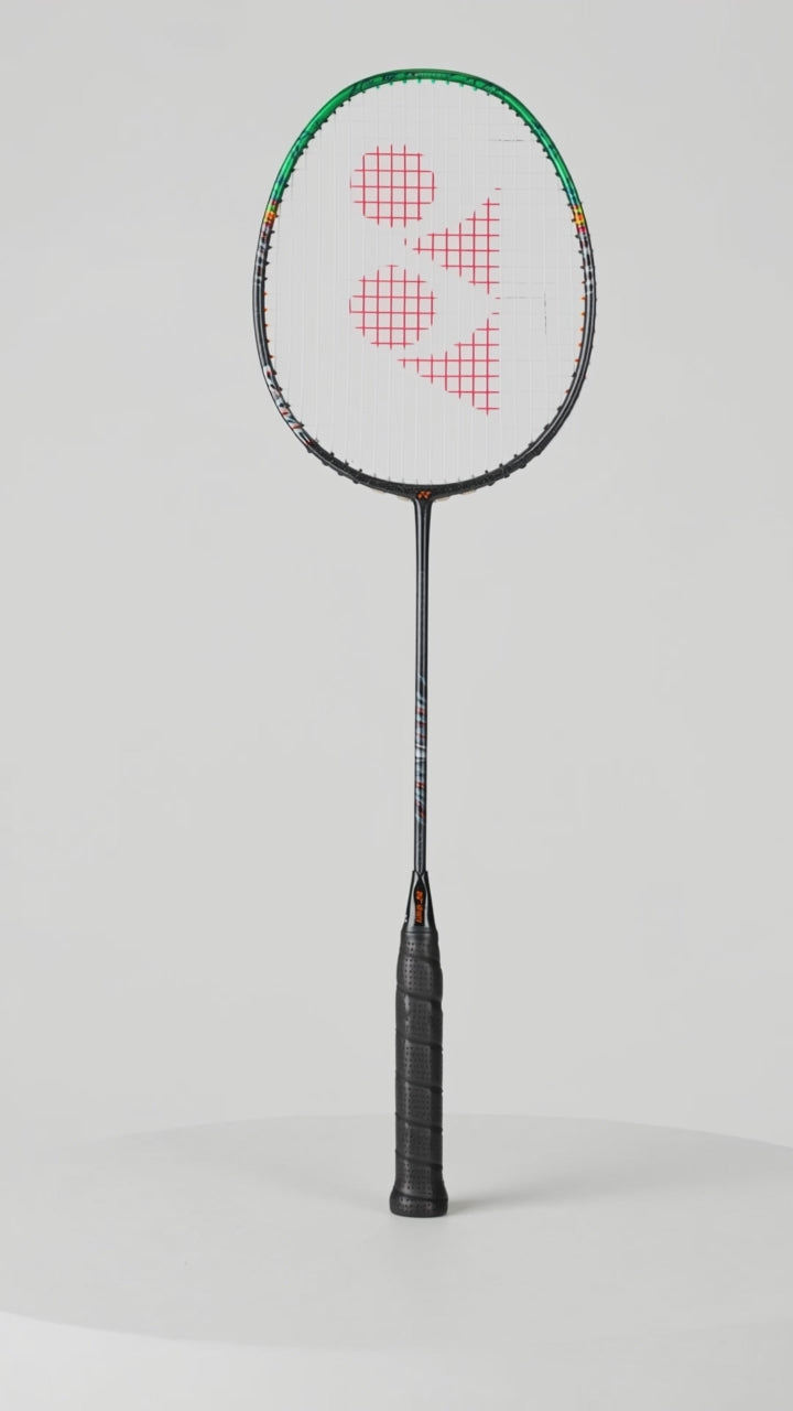 Yonex Astrox 99 Game (Black Green, 3rd Gen) badminton racquet 360 degree view