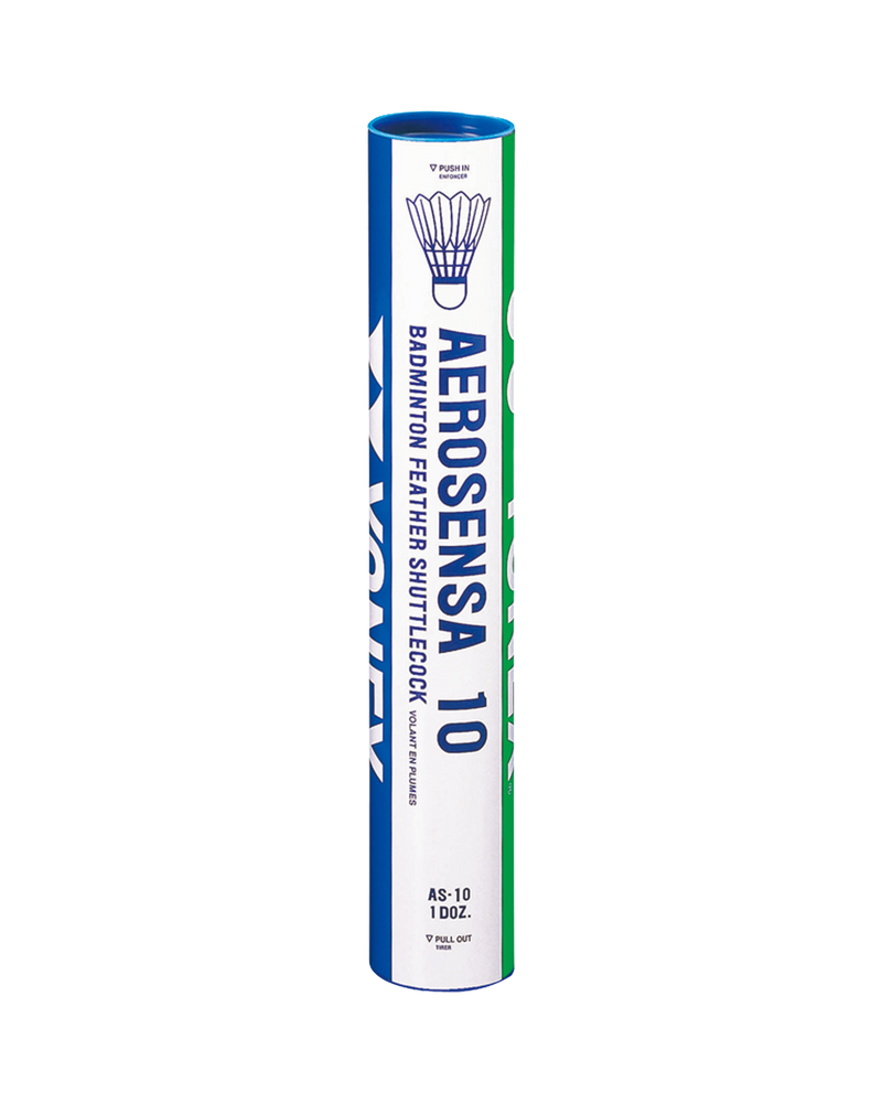Yonex Aerosensa 10 feather shuttlecock tube